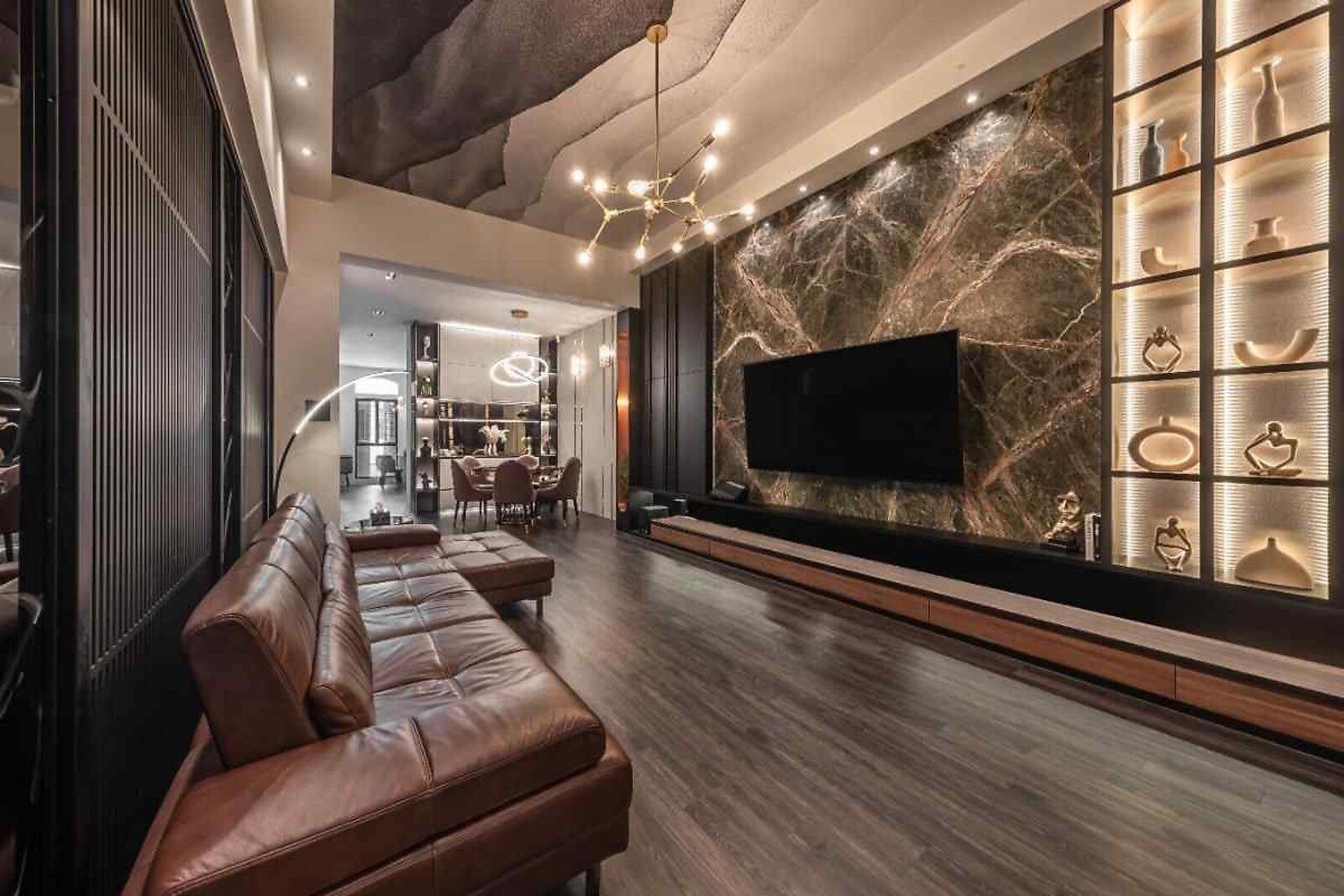 Luxurious living room interior